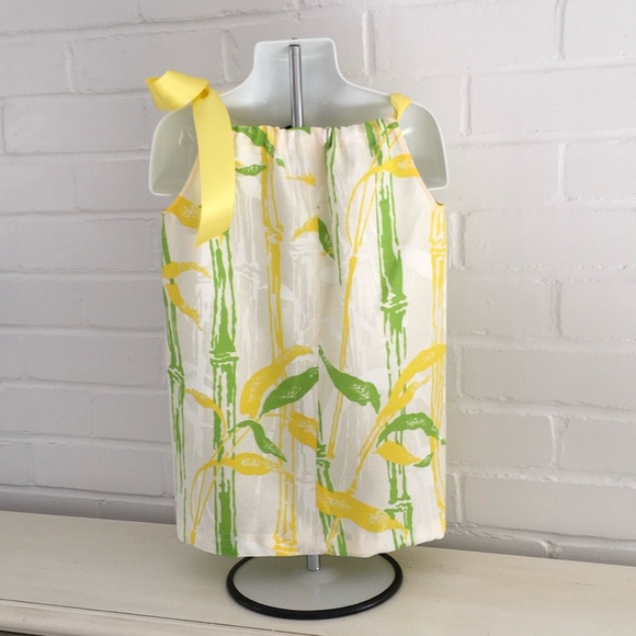 Baby Toddler 1970’s Vintage Fabric Comfy Pillowcase Summer Sundress Size 2T - Picture 2 of 4